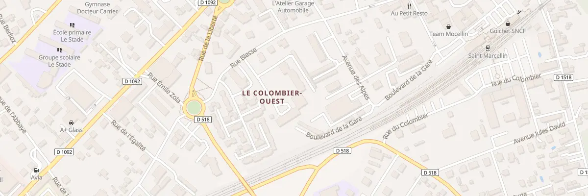 Plan du 35 Rue Biesse à Saint-Marcellin