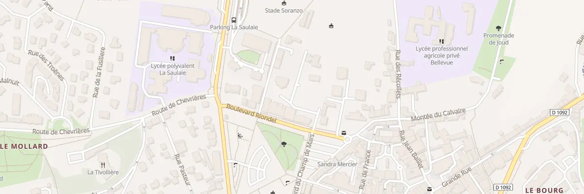 Plan du 18 Bd Riondel à Saint-Marcellin