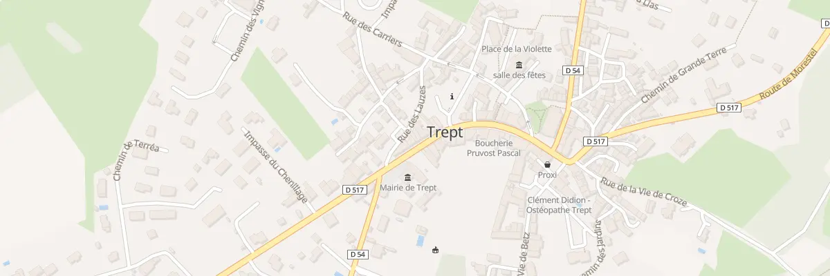 Plan du 55 Gr Grand’Rue à Trept
