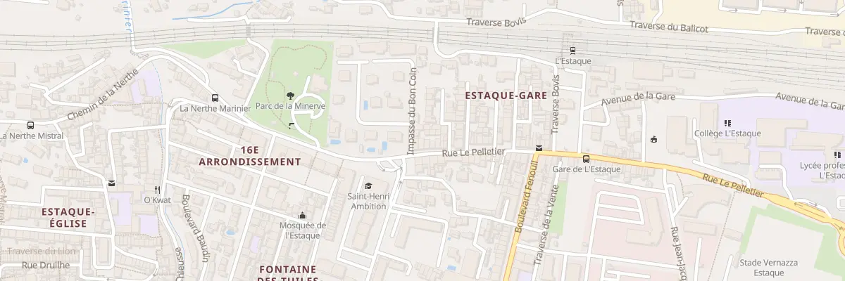 Plan du 66 Rue le pelletier à Marseille 16e Arrondissement
