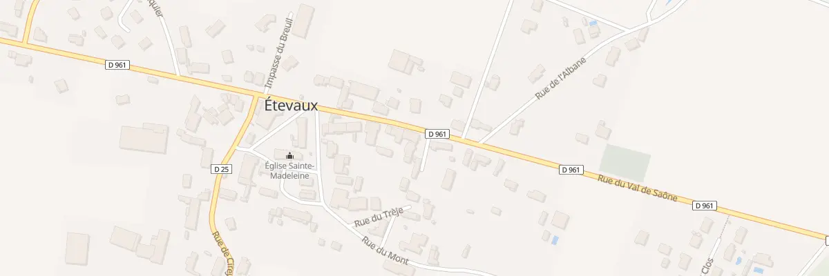 Plan du 2 Imp Fleurie à Étevaux