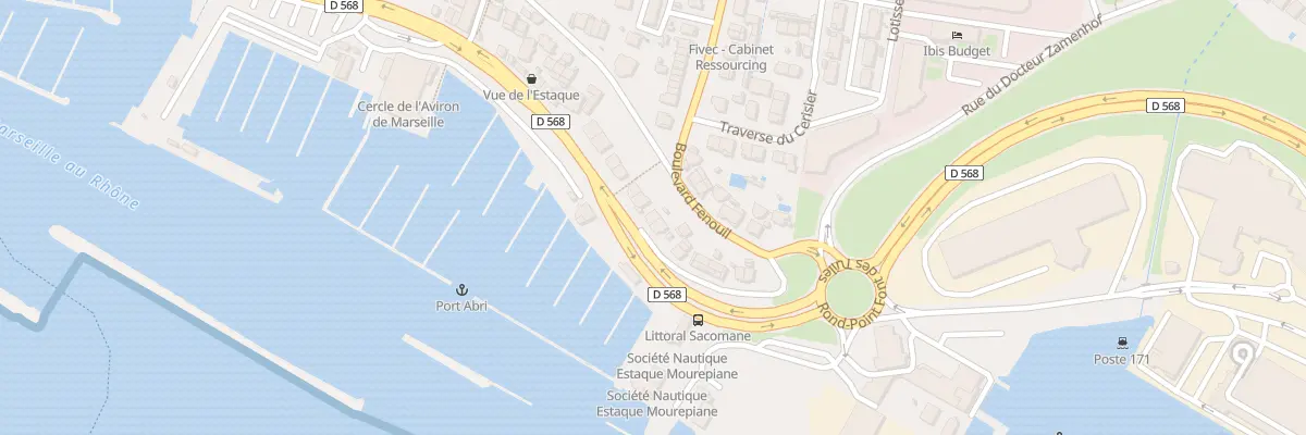 Plan du 720 Che du Littoral à Marseille 16e Arrondissement