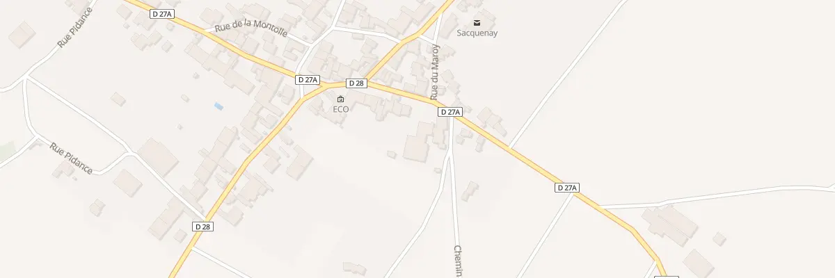 Plan du 8 Rue du 19 Mars 1962 à Sacquenay