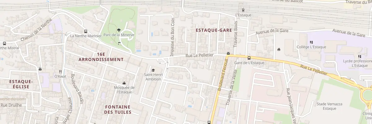 Plan du 83 Rue le pelletier à Marseille 16e Arrondissement
