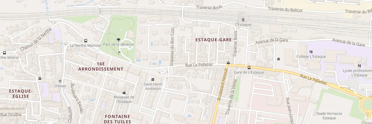 Plan du 56 Rue le pelletier à Marseille 16e Arrondissement