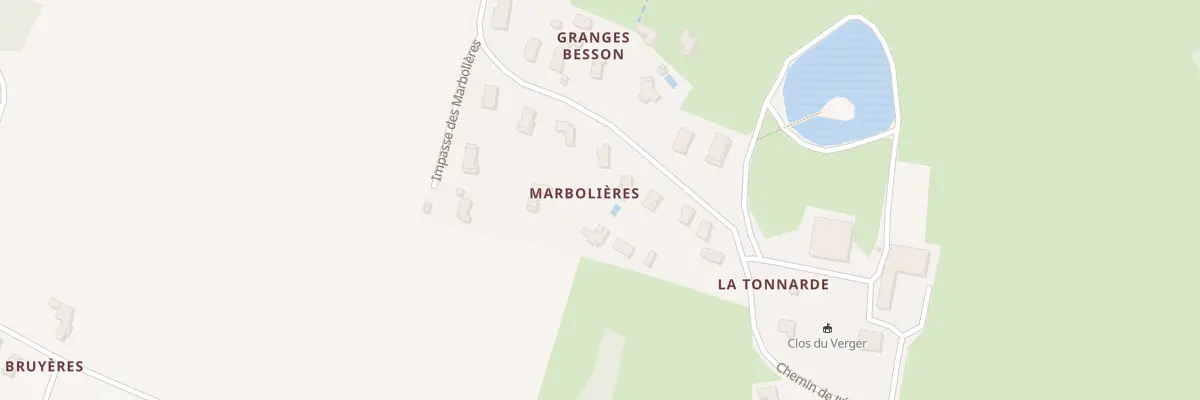 Plan du 745 Che de l’Etang des Benonnieres à Jasseron