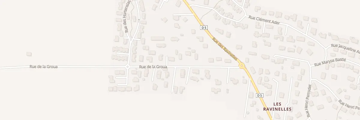Plan du 14 Rue de la Groua à Château-Gaillard