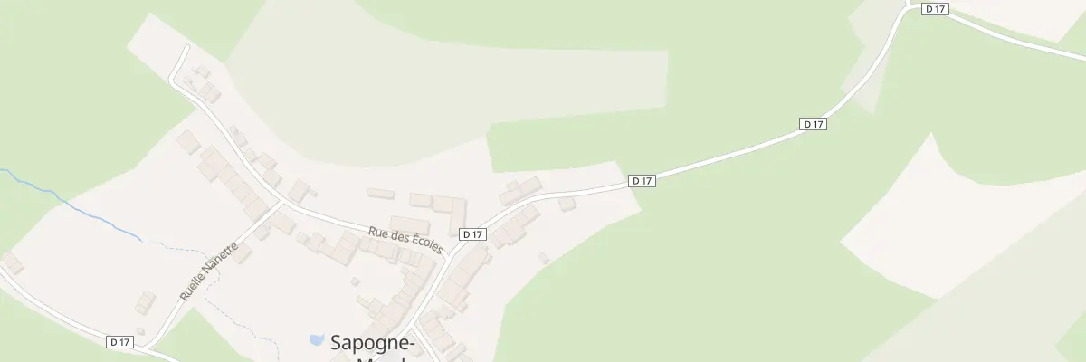 Plan du 20 Rte d’Herbeuval à Sapogne-sur-Marche