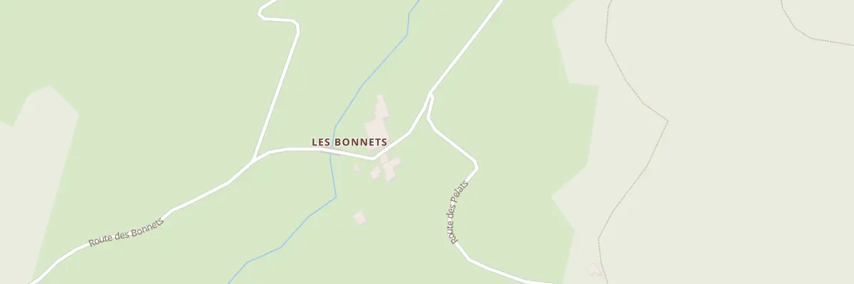 Plan du 1950 Rte des Bonnets à Saint-Julien-en-Quint