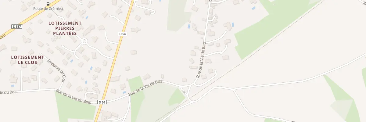Plan du 300 Rue de la Vie de Betz à Trept
