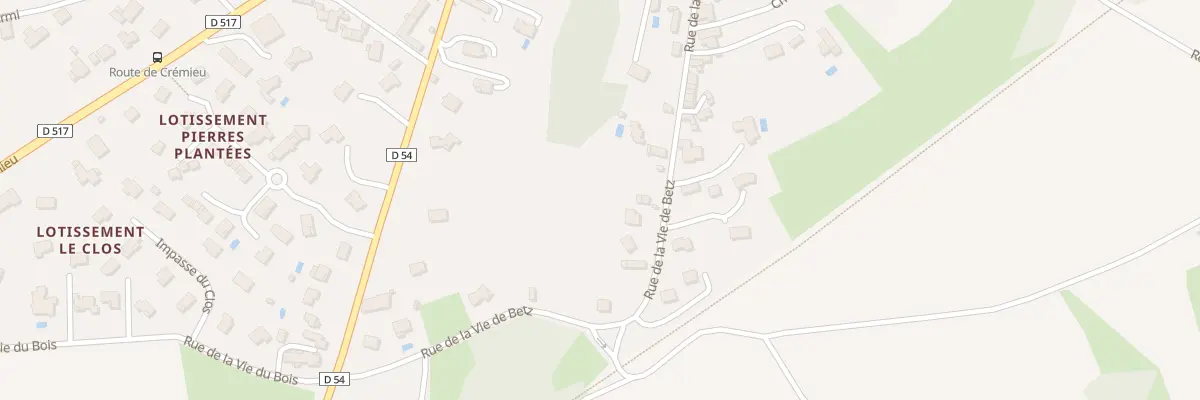 Plan du 262 Rue de la Vie de Betz à Trept
