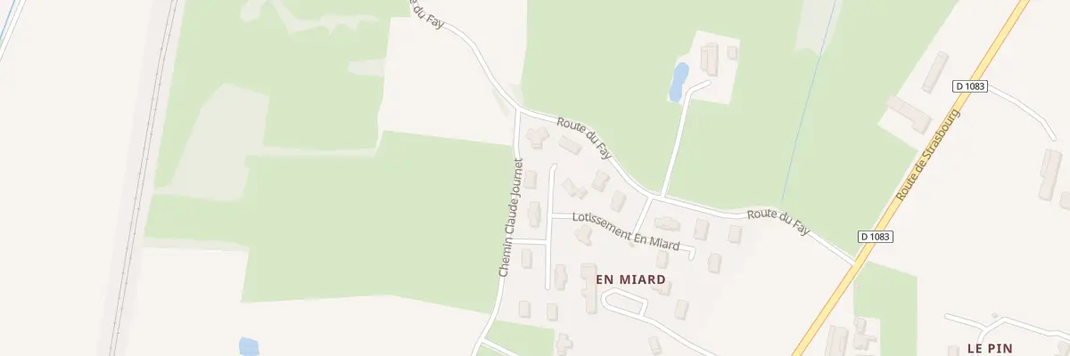 Plan du 13 Lot En Miard à Villemotier
