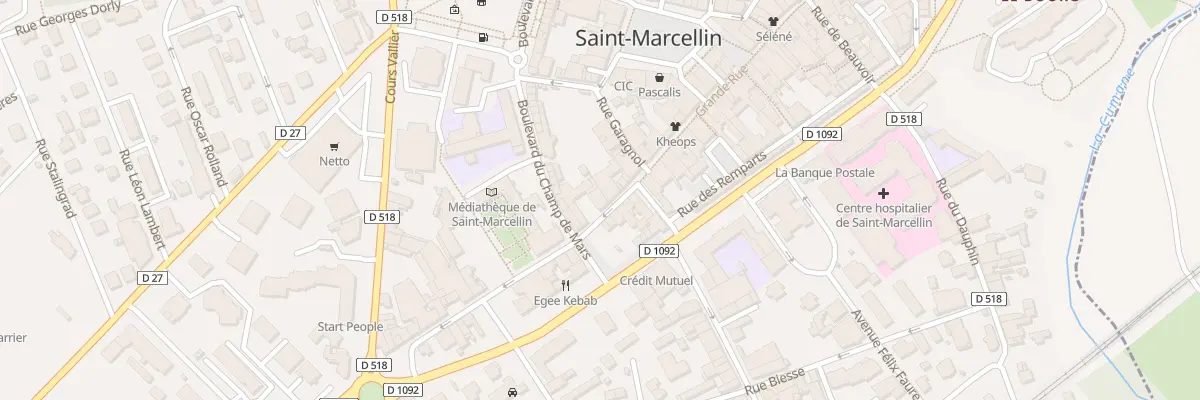 Plan du 54B Grande Rue à Saint-Marcellin
