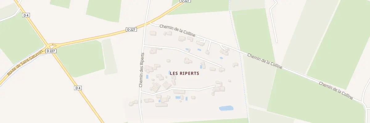 Plan du 53E Che des Riperts à Roussillon