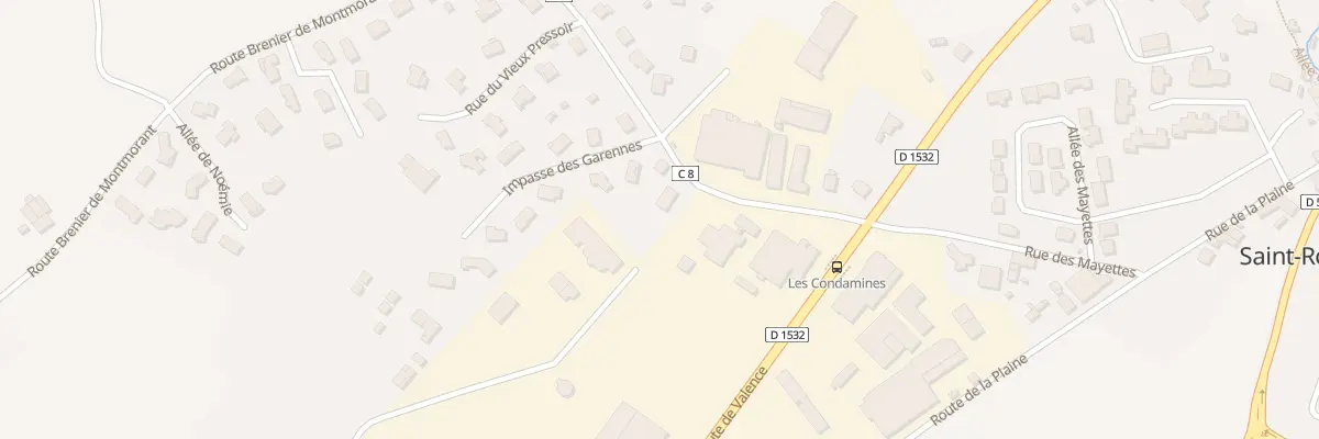 Plan du 135 Rue Sablières de la Condamine à Saint-Romans