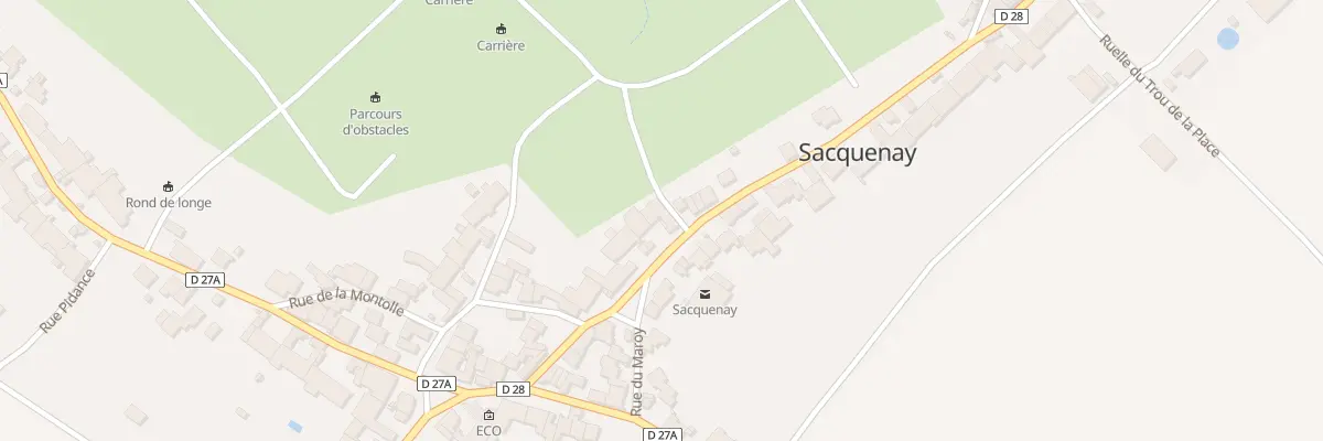 Plan du 18 Rue de l’Hôpital à Sacquenay
