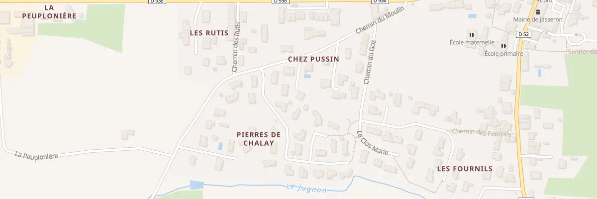 Plan du 193 Che du Moulin à Jasseron