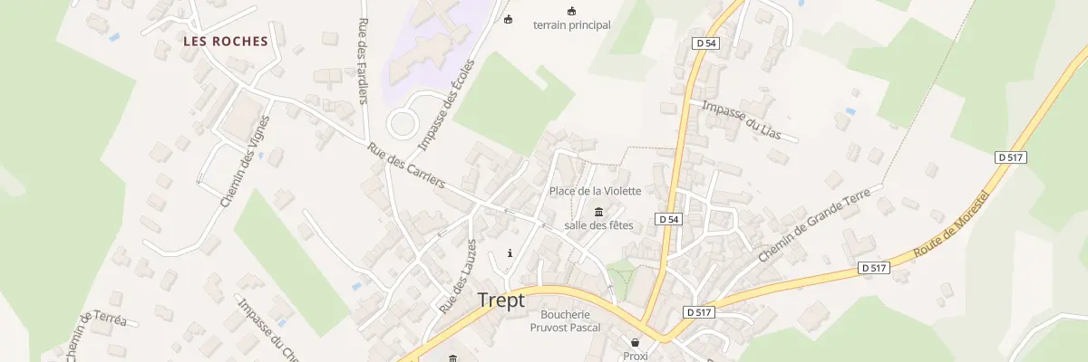 Plan du 41 Che de Ravanet à Trept