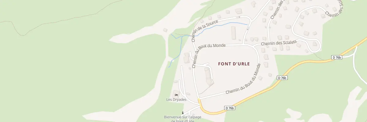 Plan du 115 Che du Bout du Monde à Bouvante