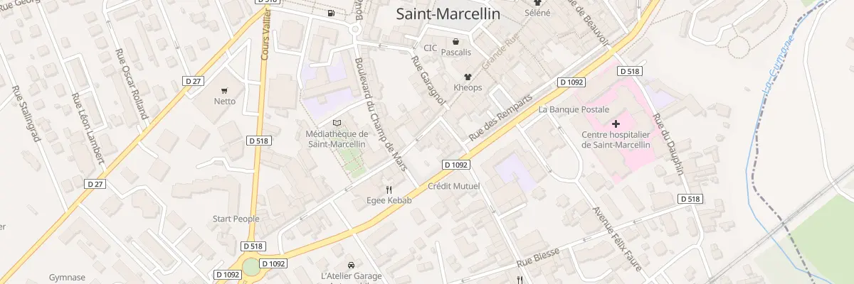 Plan du 65B Gr Grande Rue à Saint-Marcellin