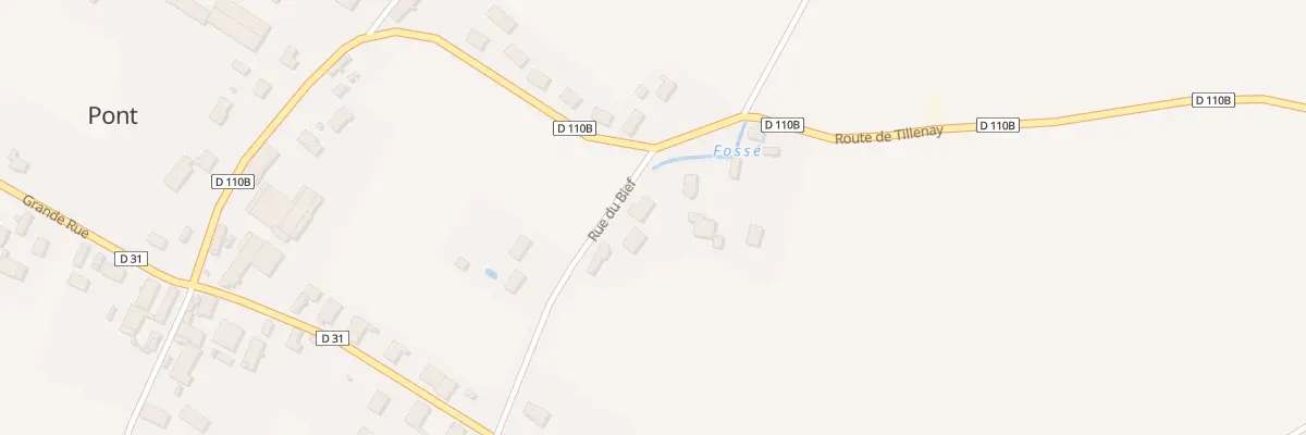 Plan du 8 Rue du Bief à Pont