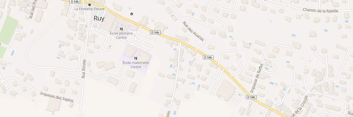 Plan du 52 Rue des Rhuyes à Ruy-Montceau