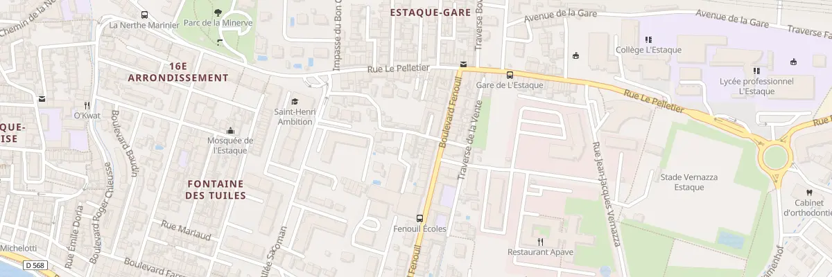 Plan du 40 Tra Puget à Marseille 16e Arrondissement