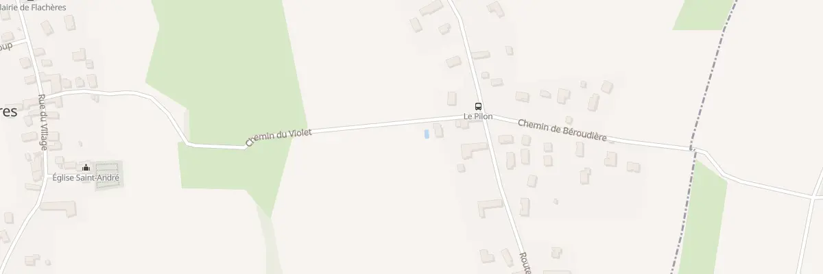 Plan du 3 Che du Violet à Flachères