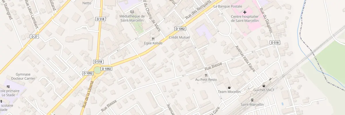 Plan du 10T Rue Biesse à Saint-Marcellin