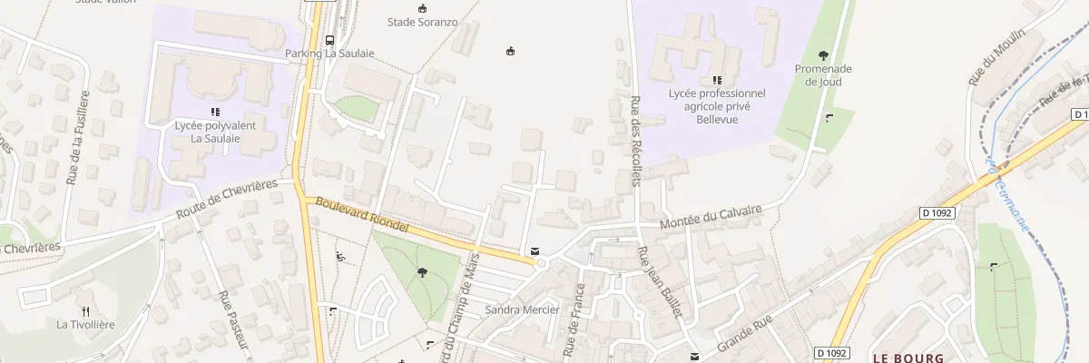 Plan du 4 Bd Riondel à Saint-Marcellin