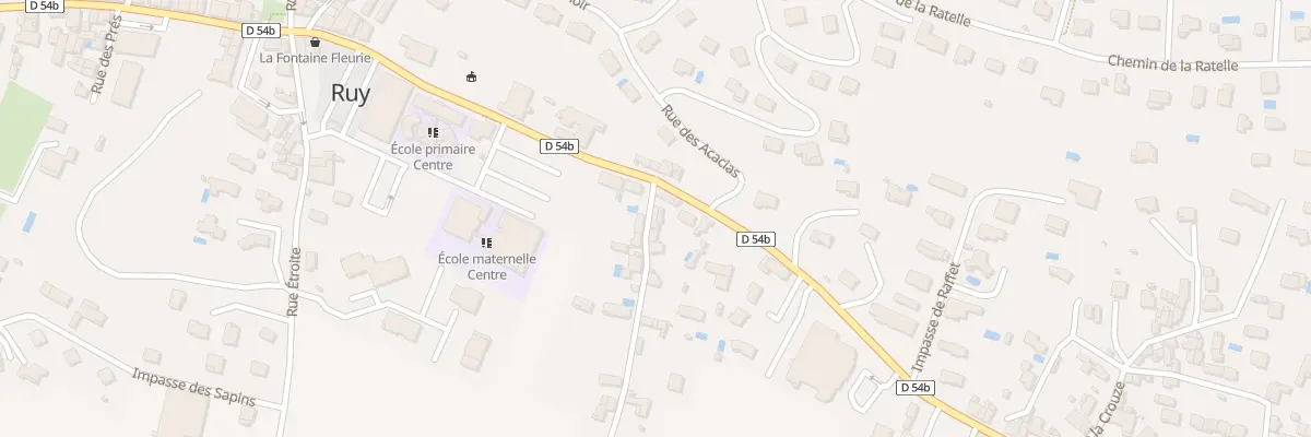 Plan du 37 Rue des Rhuyes à Ruy-Montceau