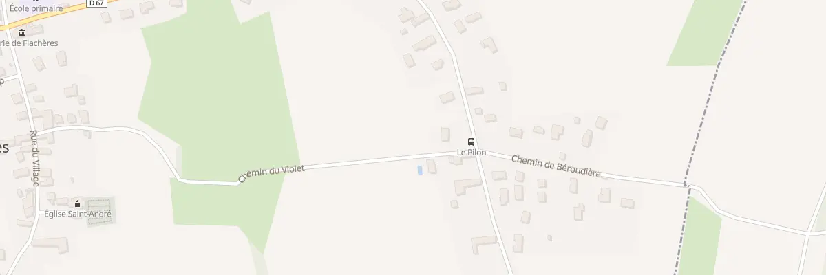 Plan du Revolet à Flachères