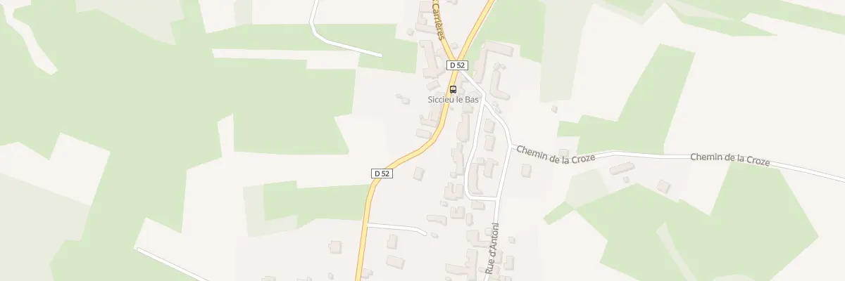Plan du 33 Rte d’Optevoz à Siccieu-Saint-Julien-et-Carisieu