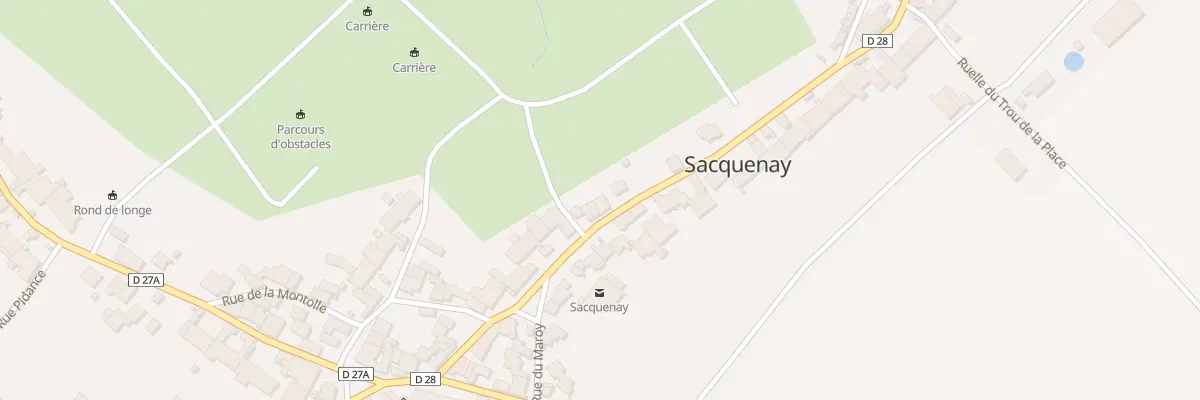 Plan du 12 Rue de l’Hôpital à Sacquenay