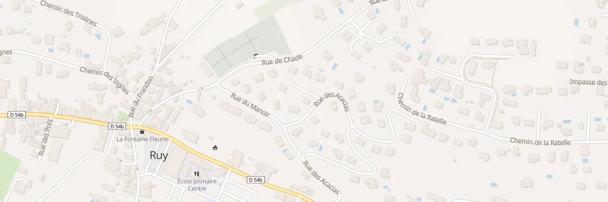 Plan du 9 Rue des Acacias à Ruy-Montceau