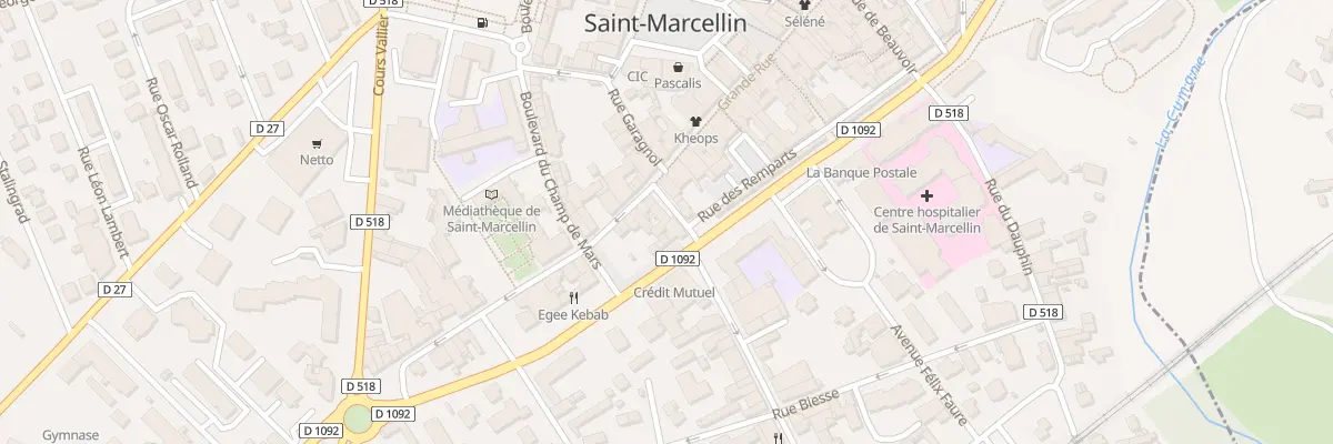 Plan du 61 Grande Rue à Saint-Marcellin