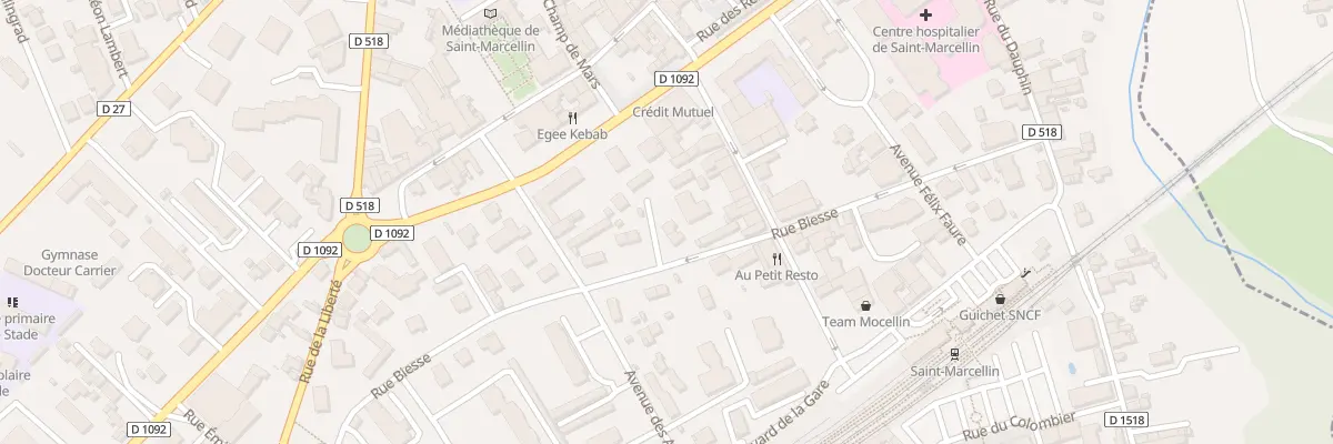 Plan du 10B Rue Biesse à Saint-Marcellin