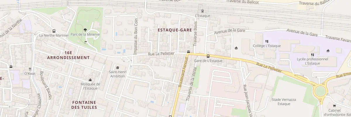 Plan du 53 Rue le pelletier à Marseille 16e Arrondissement