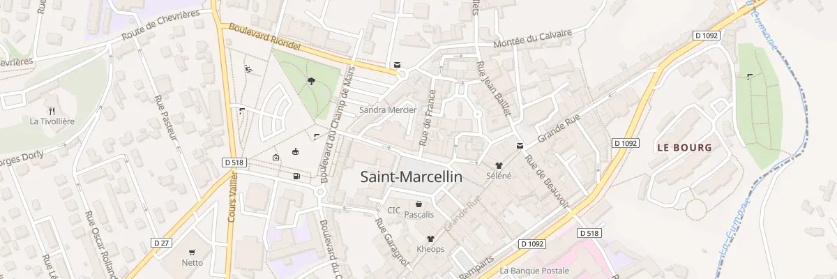 Plan du 1 Rue de France à Saint-Marcellin