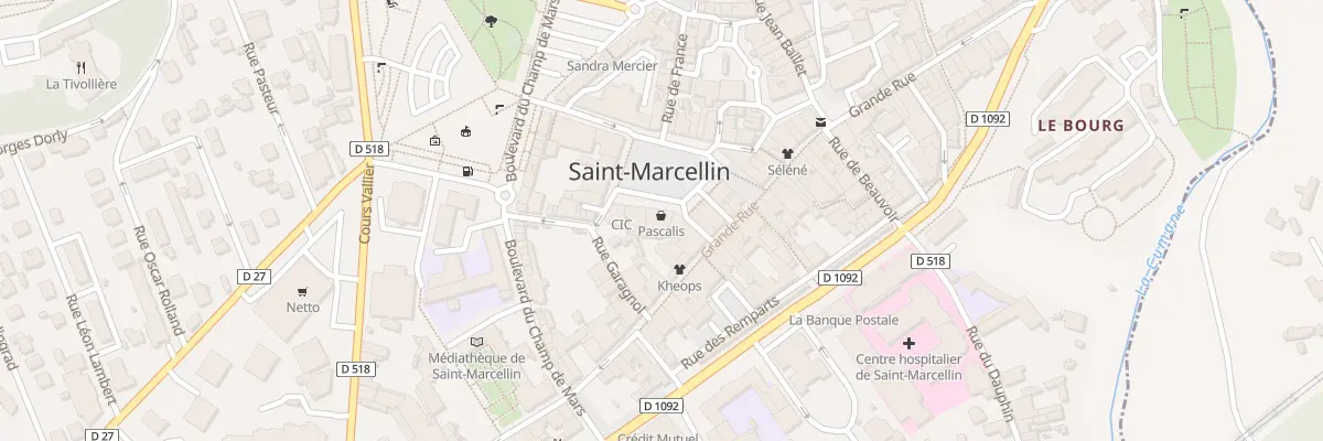 Plan du 9 Pl d’Armes à Saint-Marcellin