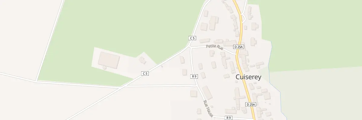 Plan du 20 Rue Haute à Cuiserey