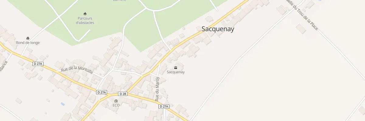 Plan du 29 Rue de l’Hôpital à Sacquenay