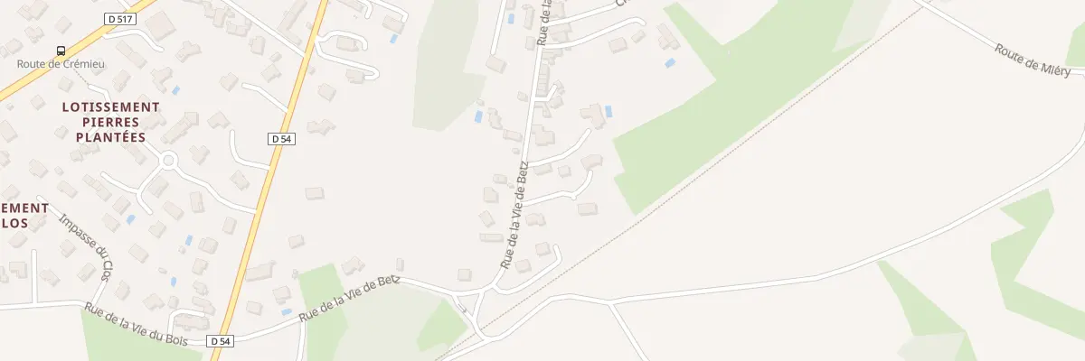 Plan du 259 Rue de la Vie de Betz à Trept