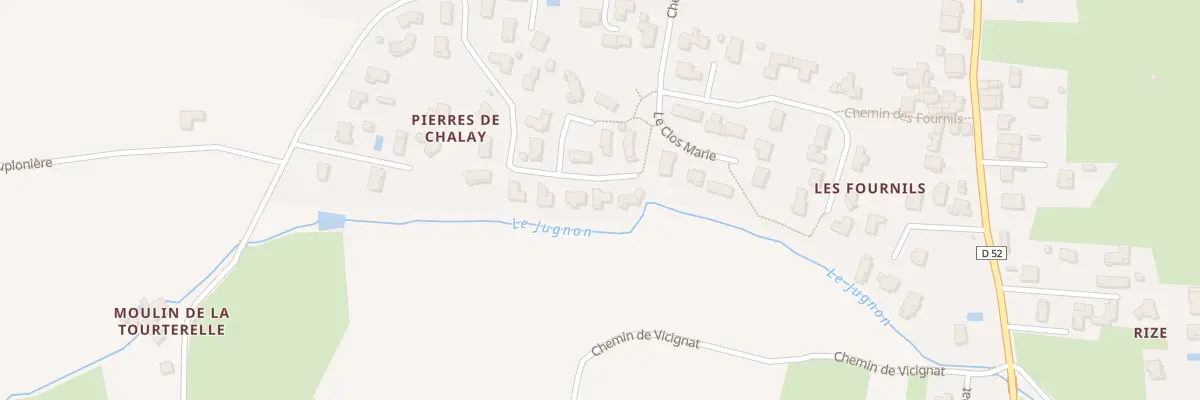 Plan du 275 Che du Moulin à Jasseron
