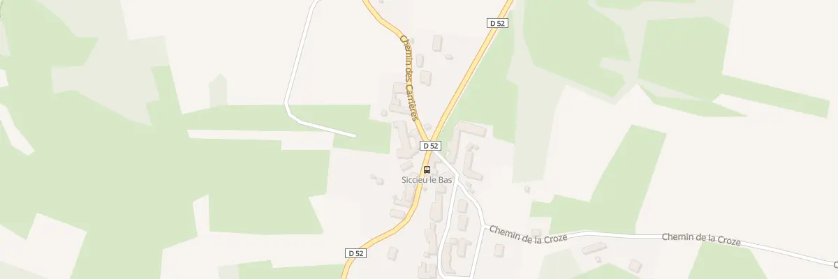 Plan du 1 Che des Carrières à Siccieu-Saint-Julien-et-Carisieu