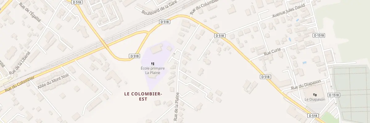 Plan du 7 Rue de la Plaine à Saint-Marcellin