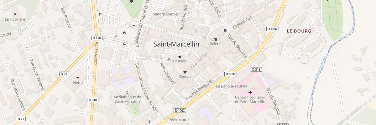 Plan du 36 Grande Rue à Saint-Marcellin