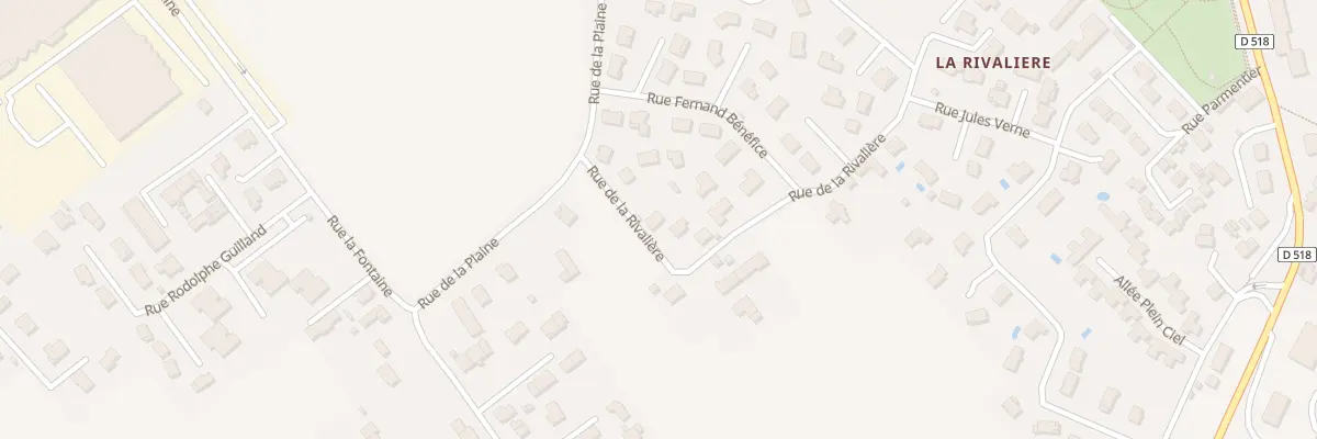 Plan du 8 Rue de la Rivaliére à Saint-Marcellin