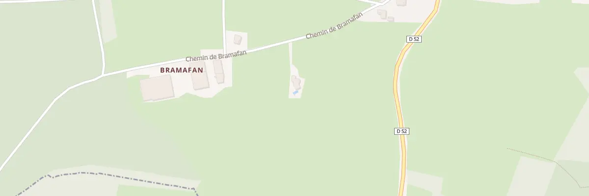 Plan du 293 Che de Bramafan à Jasseron