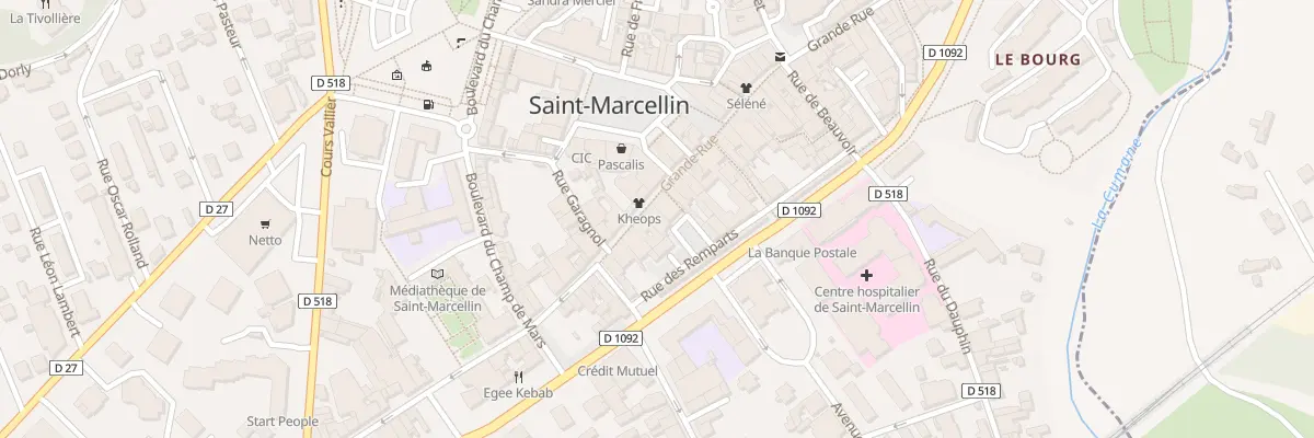 Plan du 51 Grande Rue à Saint-Marcellin